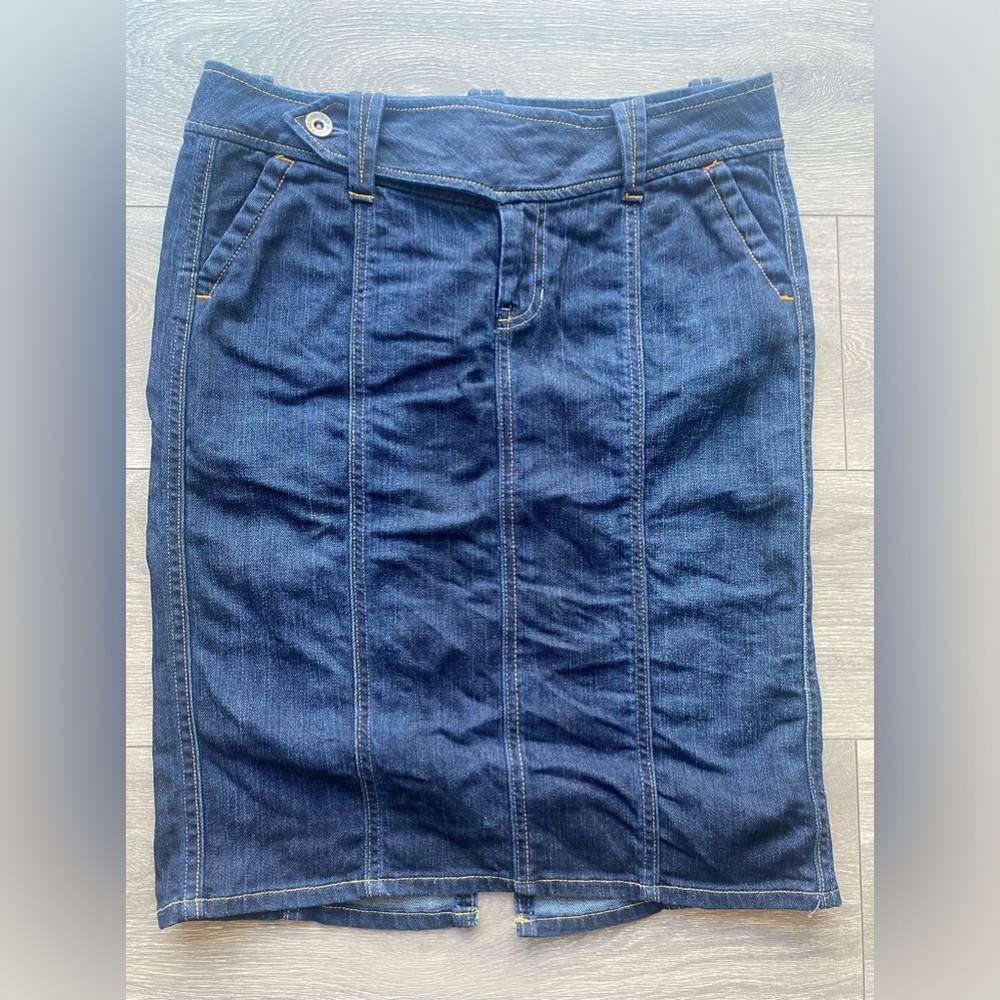 GAP Midi Denim Skirt Size 8